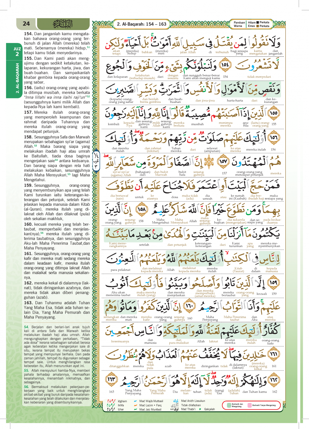 Al-Quran Al-Karim Al-Andalus A4 [Waqaf & Ibtida']